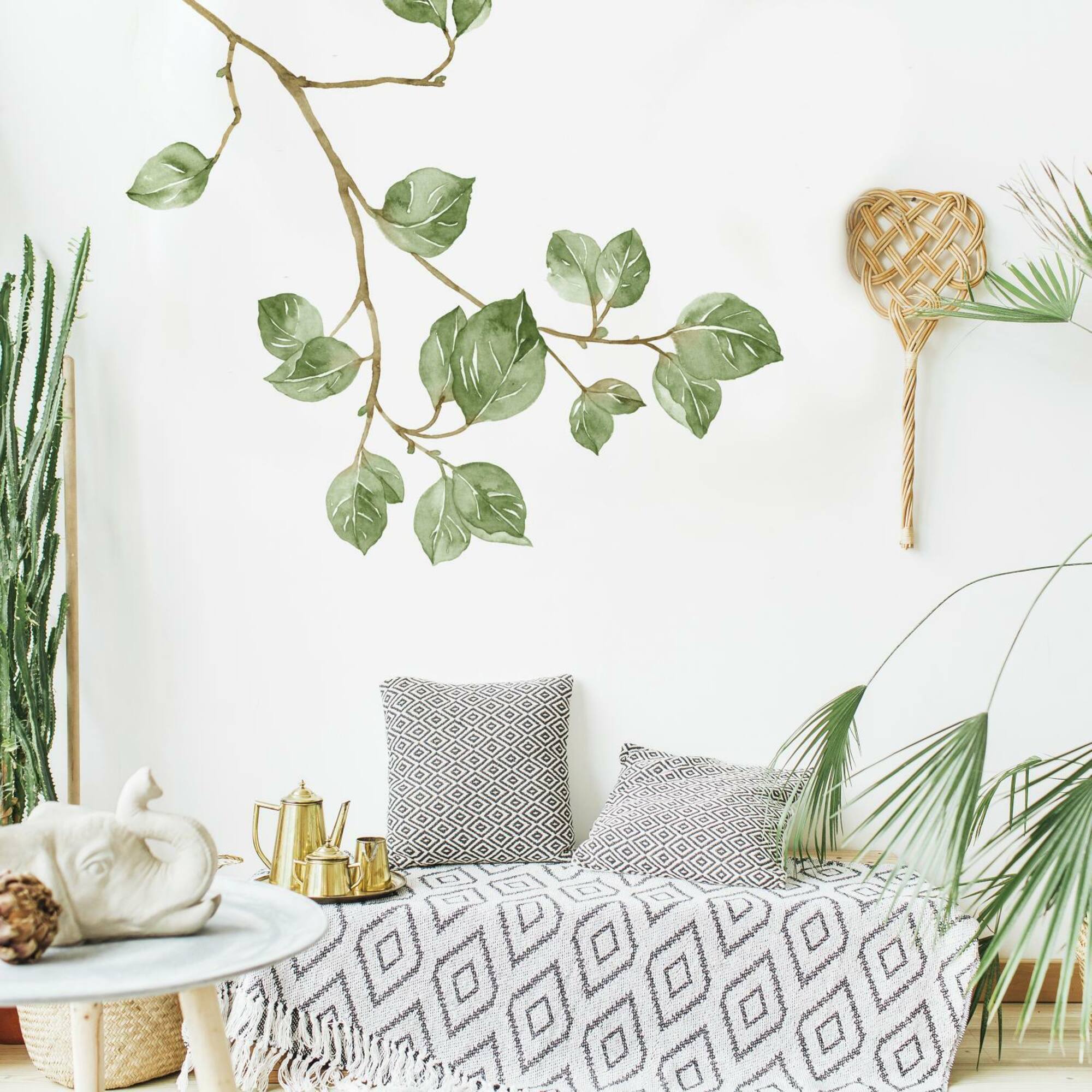 RoomMates Leaf Twig Peel & Stick Giant Wall Decals